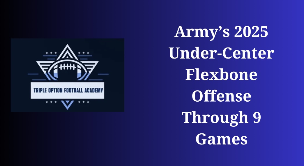 Army’s 2025 Under-Center Flexbone Offense Through 9 Games