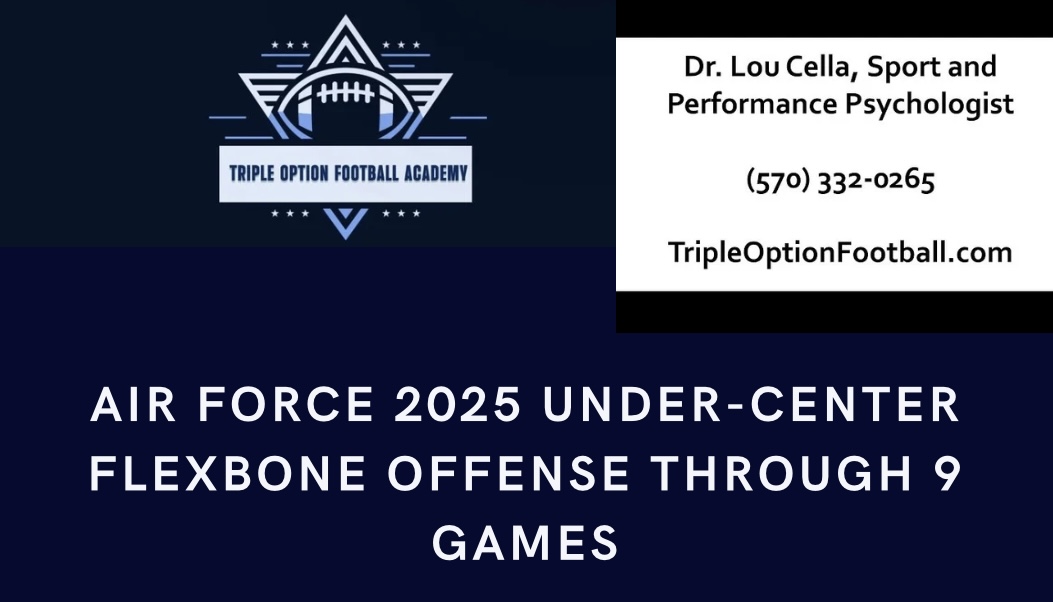 Air Force 2025 Under-Center Flexbone Offense Through 9 Games