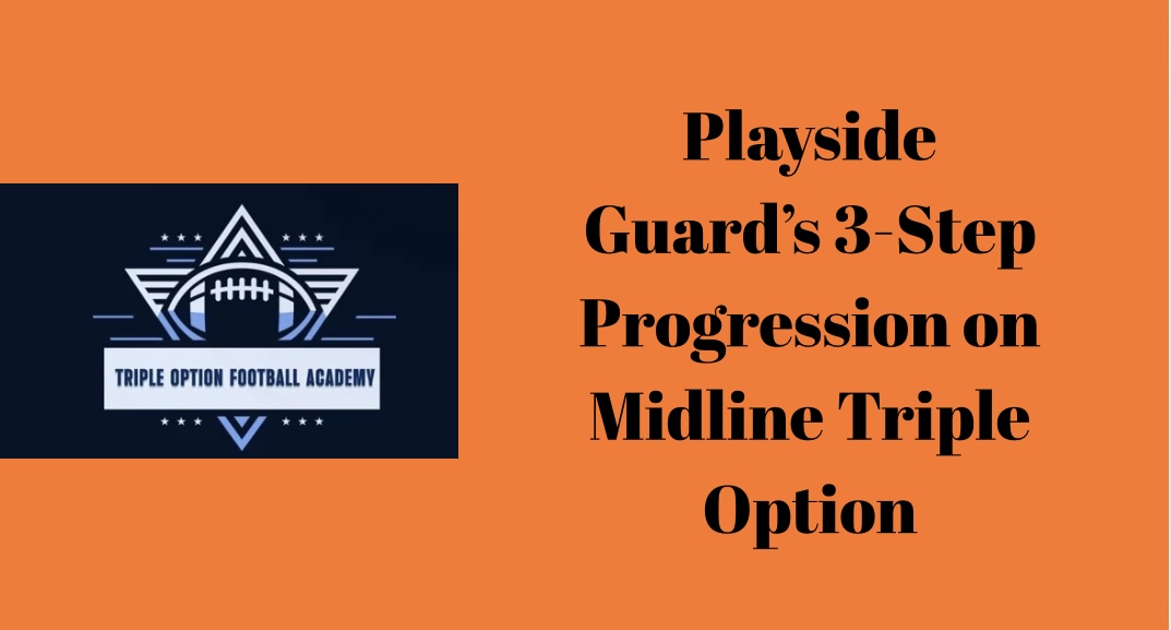 Playside Guard’s 3-Step Progression on Midline Triple Option