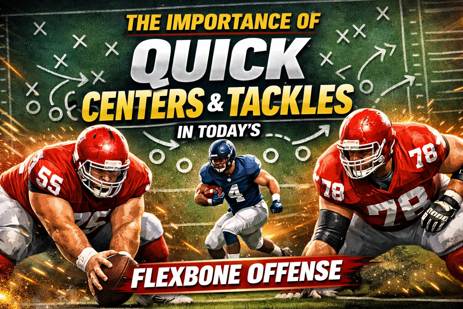 The Importance of Quick Centers and Tackles in Today’s Flexbone Offense