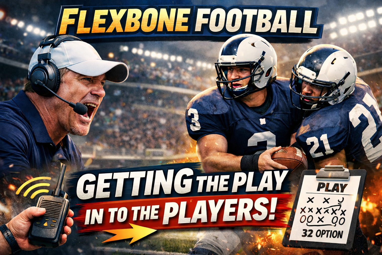 Flexbone Football: Getting the Play in to the Players