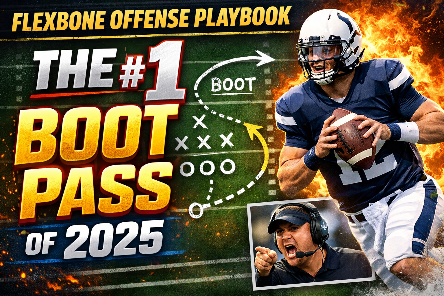 Flexbone Offense Playbook: The #1 Boot Pass of 2025