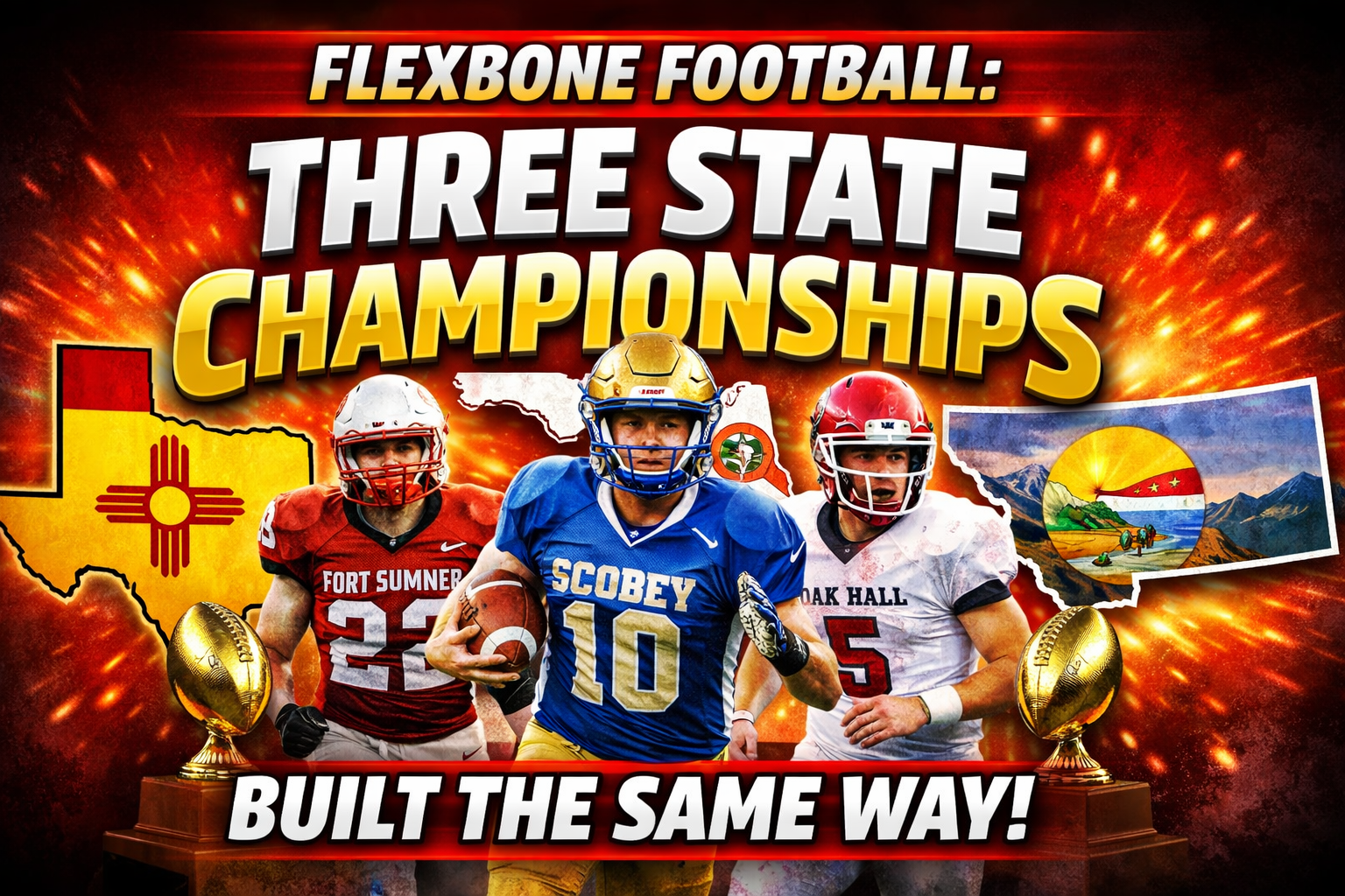 Flexbone Football: Three State Championships Built the Same Way