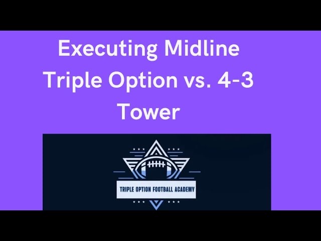 Flexbone Offense Playbook: Midline Triple Option vs. 4-3 Tower