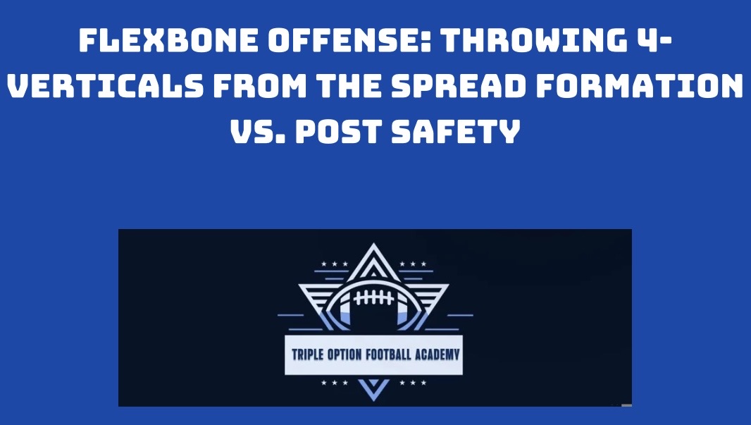 Flexbone Offense: Throwing 4-Verticals from the Spread Formation vs. Post Safety