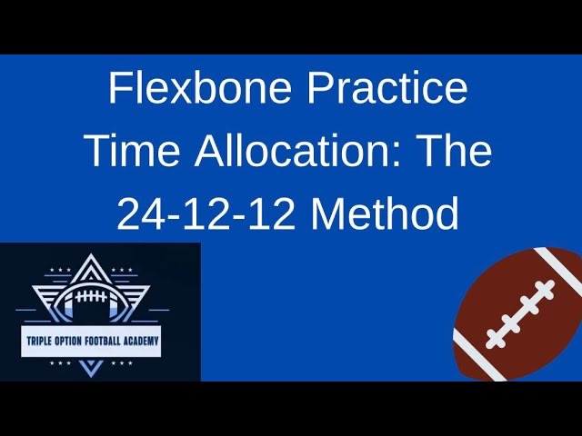 Flexbone Practice Time Allocation: The 24-12-12 Method