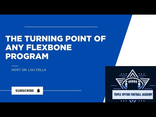 The TURNING POINT of Any Flexbone Football Program