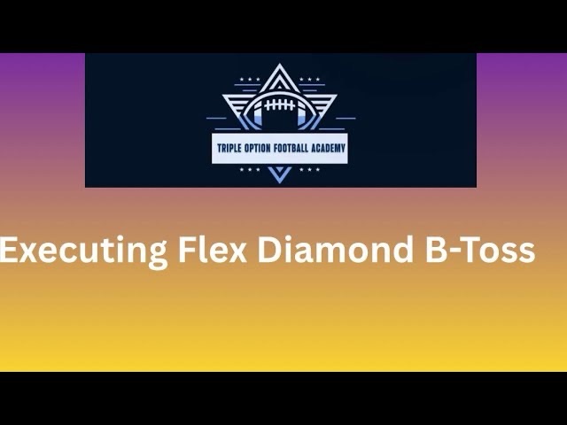 Executing Flex Diamond B-Back Toss