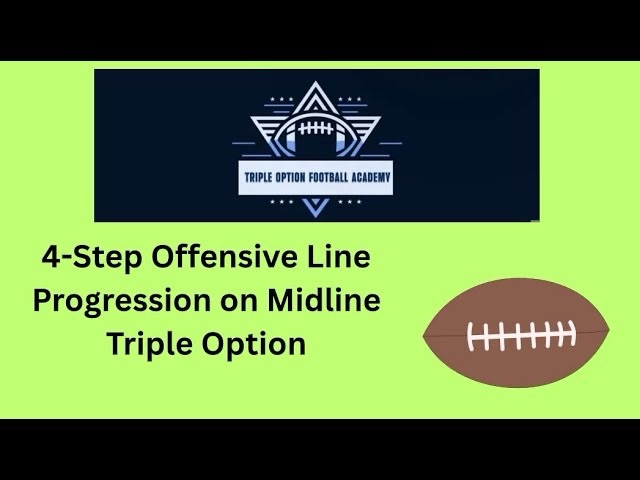 4-Step O-Line Progression for Double Teams on Midline Triple Option