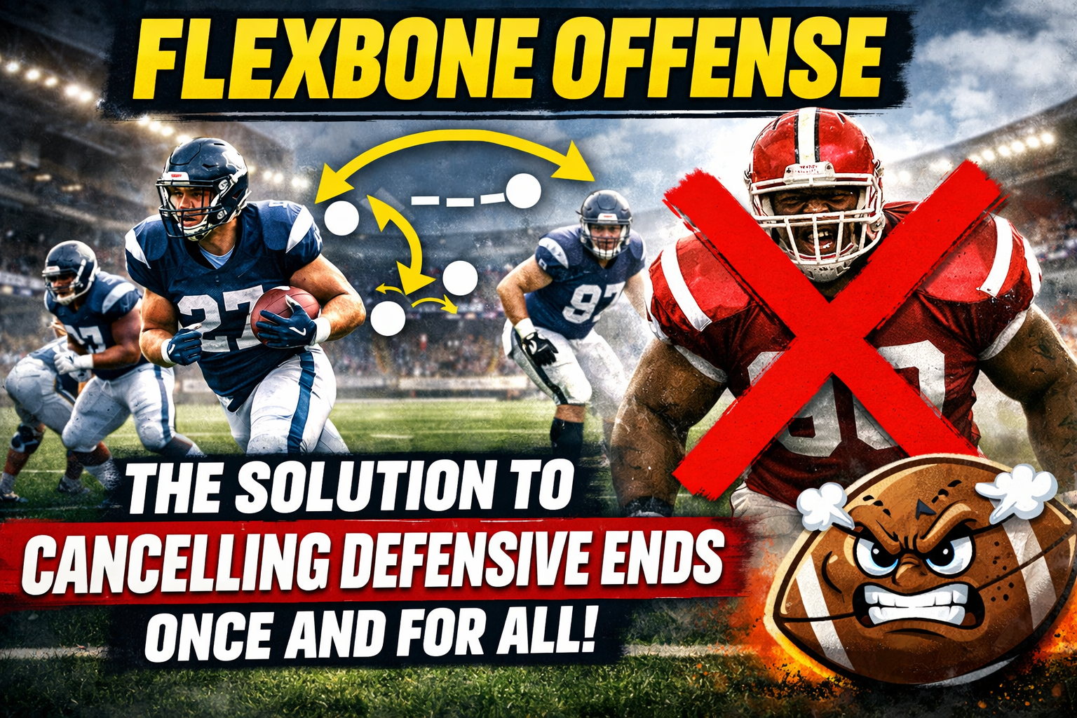 Flexbone Offense: The Solution to Cancelling Defensive Ends Once and For All