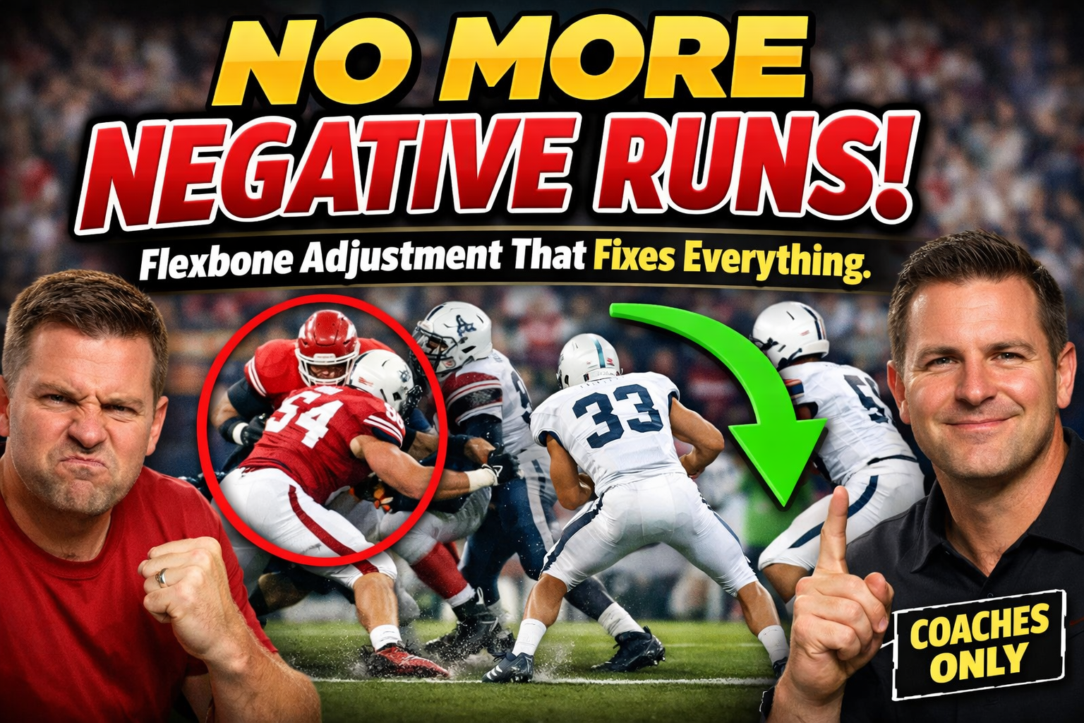Eliminate Negative Runs With THIS Flexbone Adjustment
