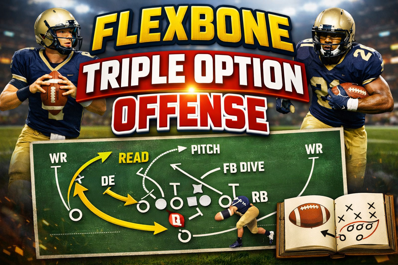 Flexbone, Triple Option, Offense, Playbook, Formation