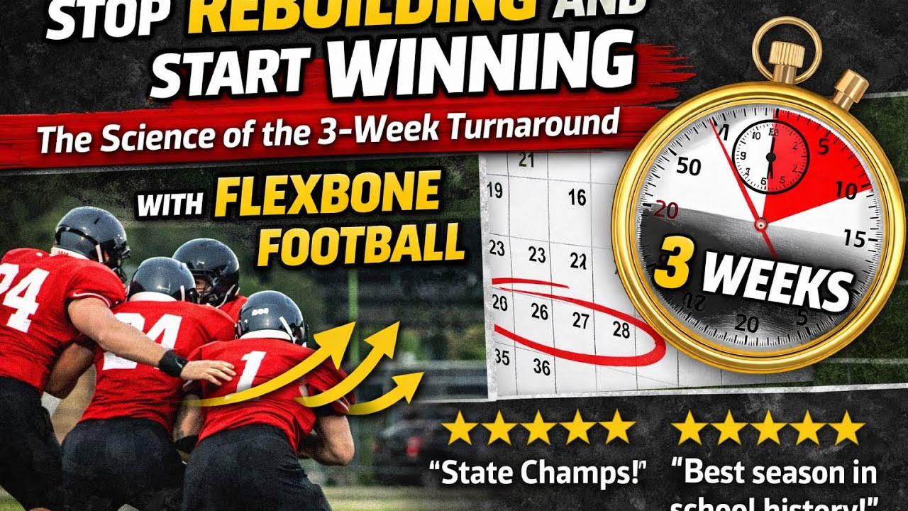Stop Rebuilding and Start Winning: The Science of the 3-Week Turnaround With Flexbone Offense