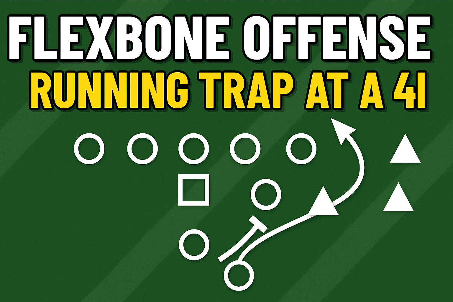 Flexbone Offense: Running Trap at a 4i