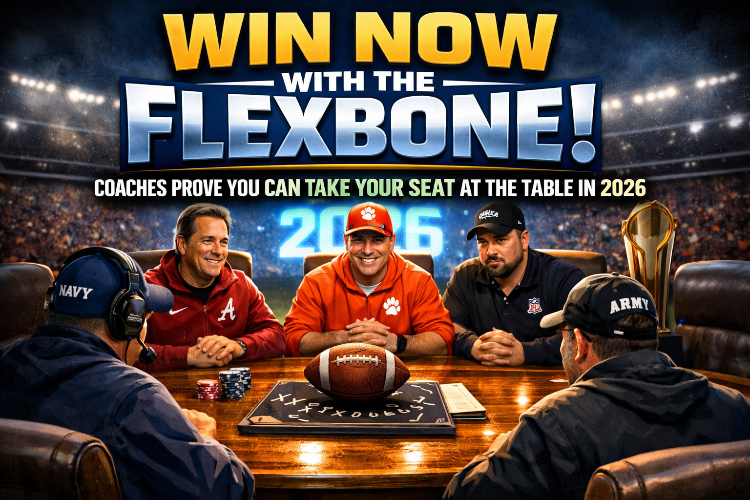 Win Now With the Flexbone: Coaches Prove You Can Take Your Seat at the Table in 2026