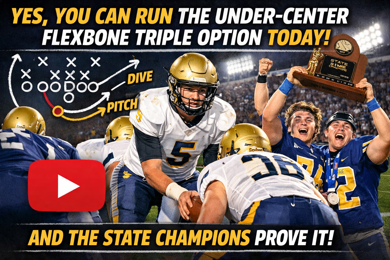 Yes, You Can Run the Under-Center Flexbone Triple Option Today — And the State Champions Prove It