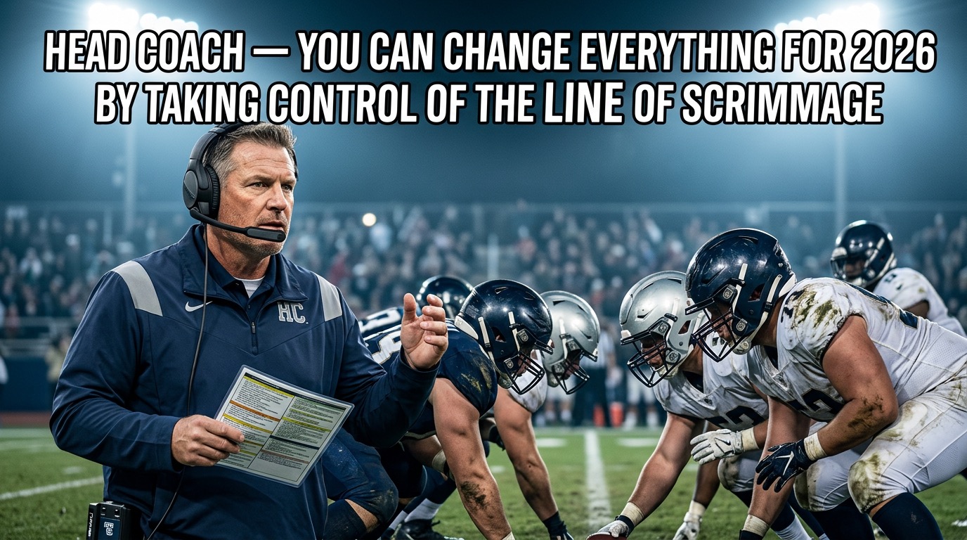 Head Coach — You Can Change Everything for 2026 by Taking Control of the Line of Scrimmage