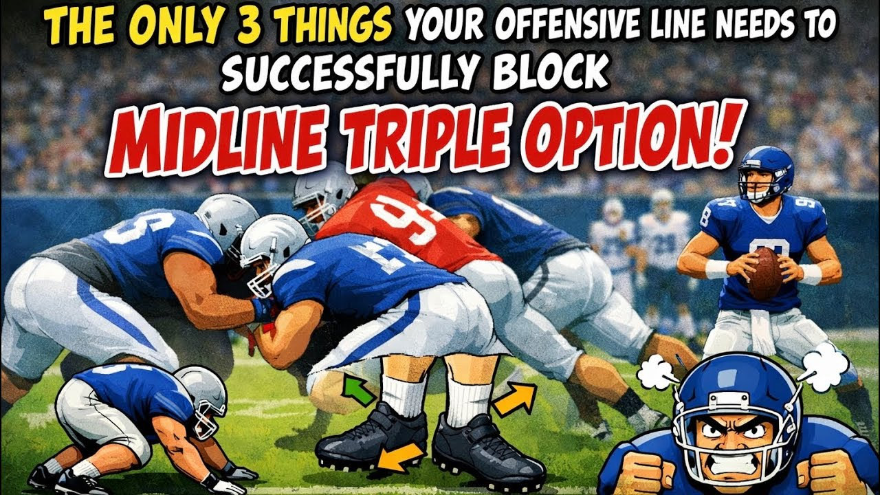 3 Things Your Offensive Line Needs to Successfully Block Midline Triple Option