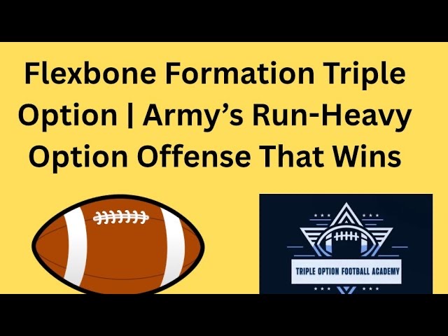 Flexbone Formation Triple Option: Army’s Run-Heavy Offense That Wins