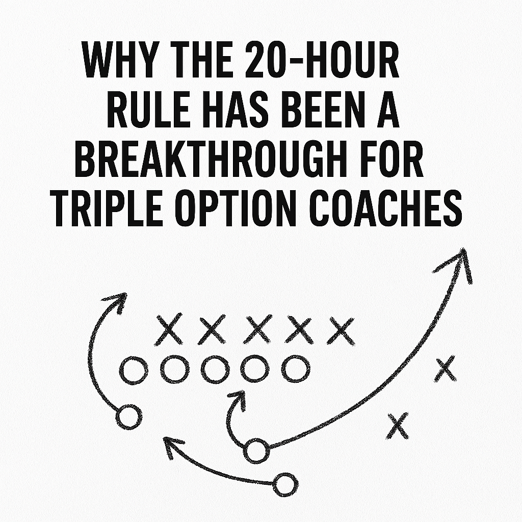 Why The 20-Hour Rule Has Been a Breakthrough for Triple Option Coaches