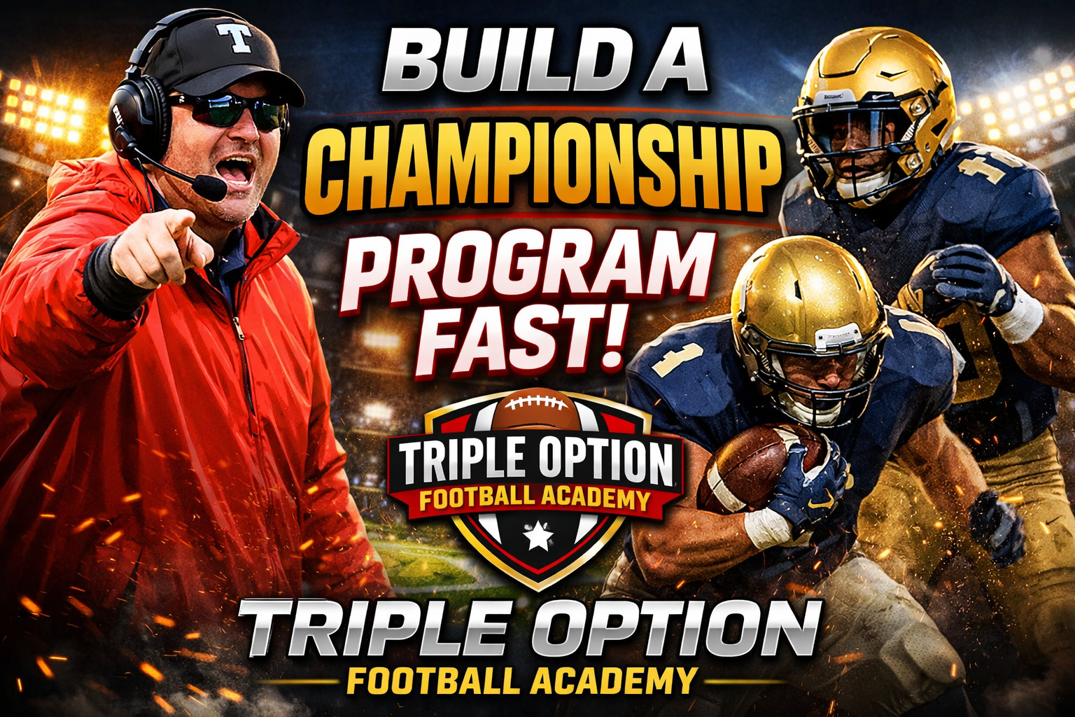 Build a Championship Program Fast with the Triple Option Football Academy