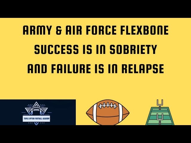 Air Force and Army Flexbone Success is in SOBRIETY and Failure is in Relapse